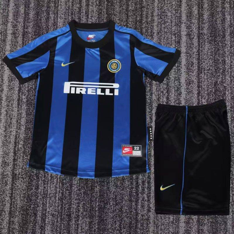 1999/00 Inter Milan Home Football Shirt Kids Size 1:1 Thai Quality
