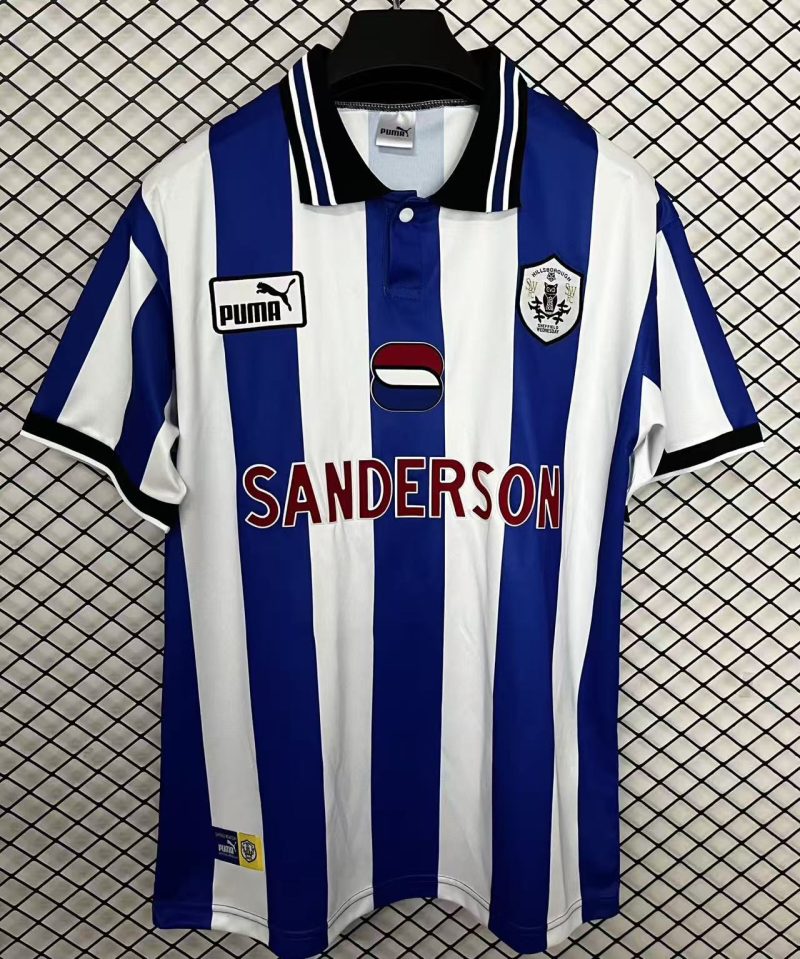 1998 Retro Sheffield Wednesday Home Football Shirt 1:1 Thai Quality