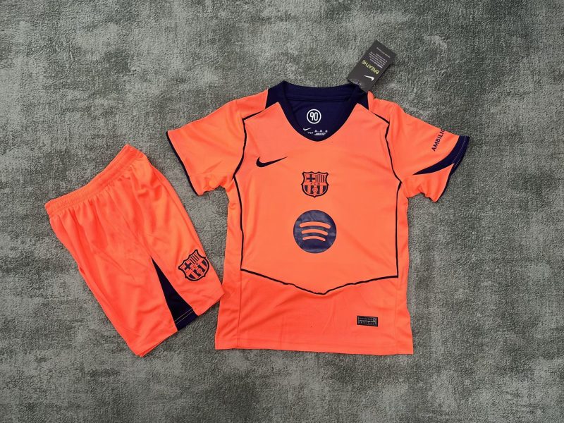2025/2026 Barcelona Third Away Football Shirt Kids Size 1:1 Thai Quality