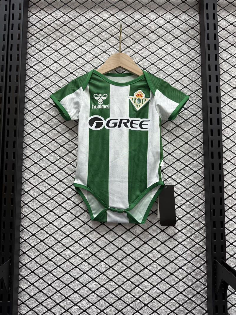 a3976a60d9f46f04bb47e3a0e324f0ac 2025/2026 Real Betis Home Football Shirt Baby Size 1:1 Thai Quality