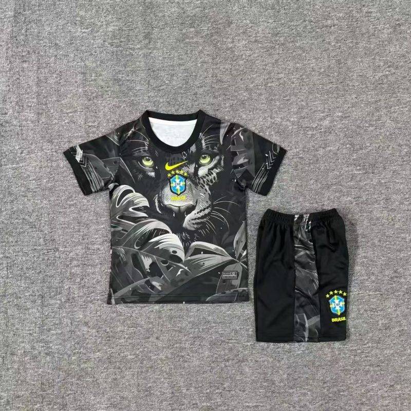 a596587abceb1590b30fd5e523385e5c 2025 2026 Brazil Special Edition Football Shirt Kids Size 1:1 Thai Quality