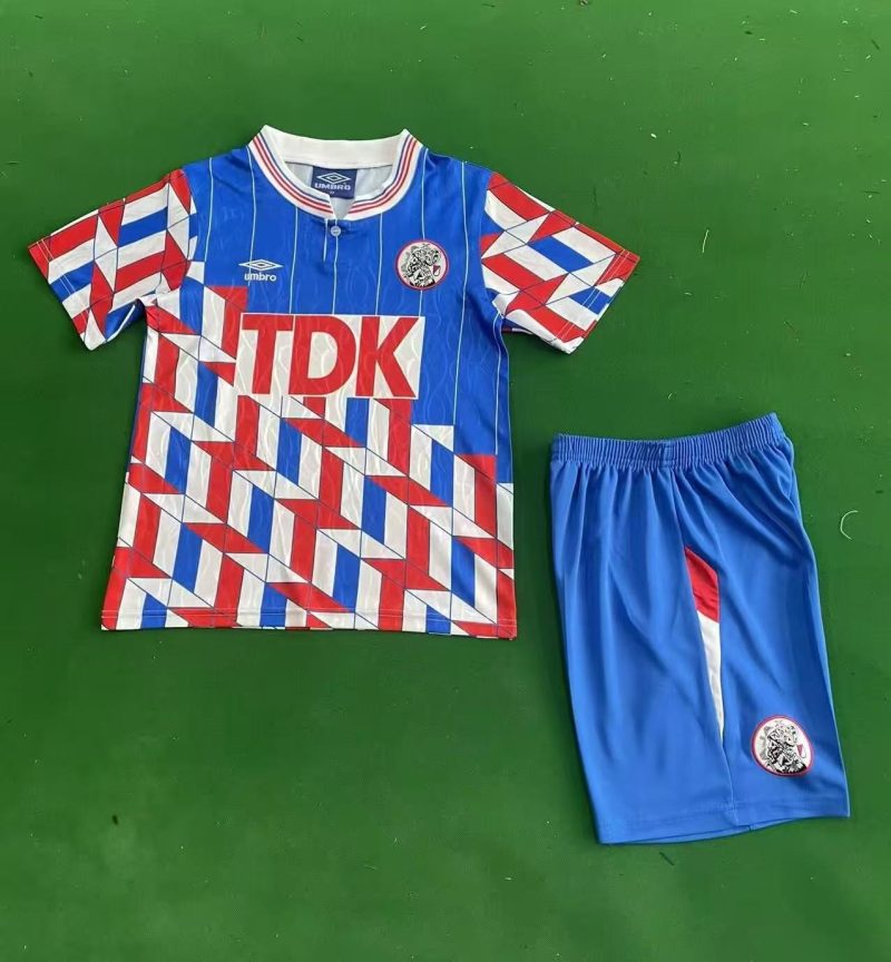 ac0d4a6a0ef06e2395f6b7ce62d138b8 1989/90 Ajax Away Football Shirt Kids Size 1:1 Thai Quality