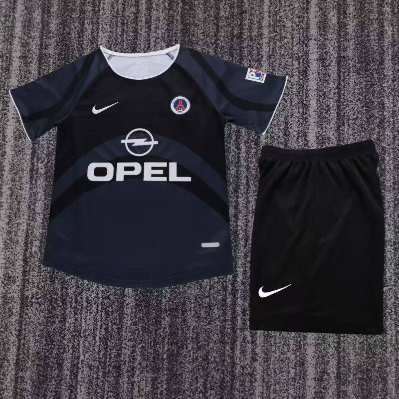 af0abd4ae7d8d4663e97512c71be6483 2001/02 Paris Saint-Germain Third Football Shirt Kids Size 1:1 Thai Quality