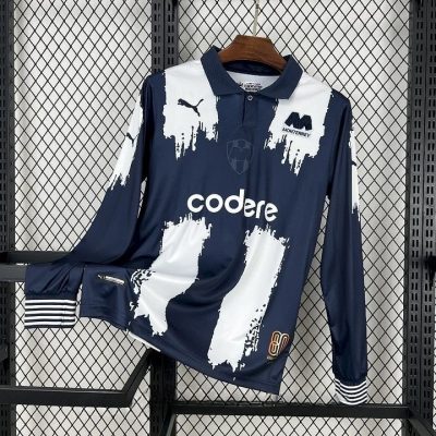2025/2026 Long Sleeve Rayados Monterrey Home Football Shirt 1:1 Thai Quality