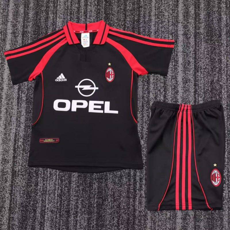 b090af5b1a31e3d3e58234fd31dbd860 2000/01 AC Milan Third Football Shirt Kids Size 1:1 Thai Quality