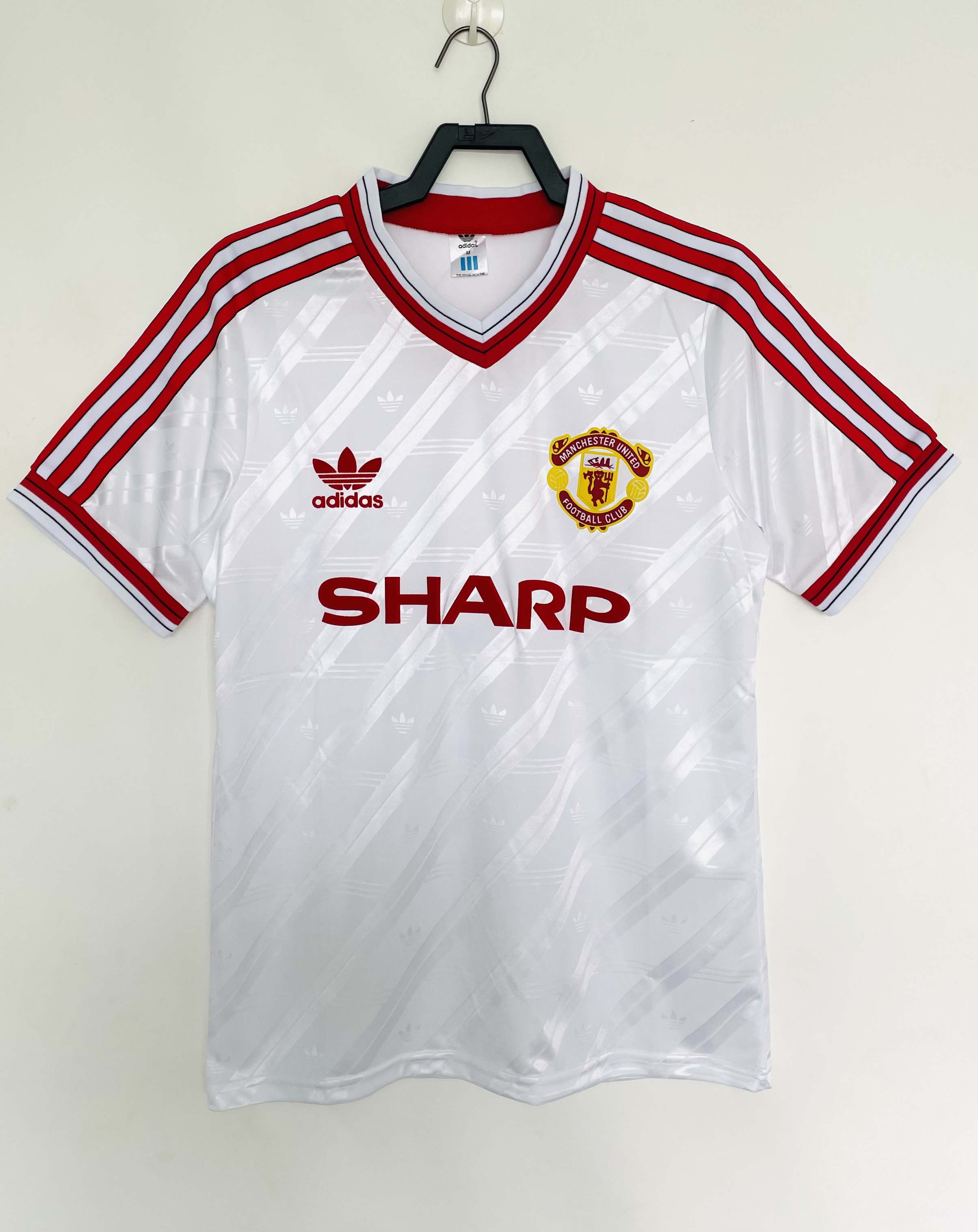 1986/1988 Retro Manchester United Away Football Shirt 1:1 Thai Quality