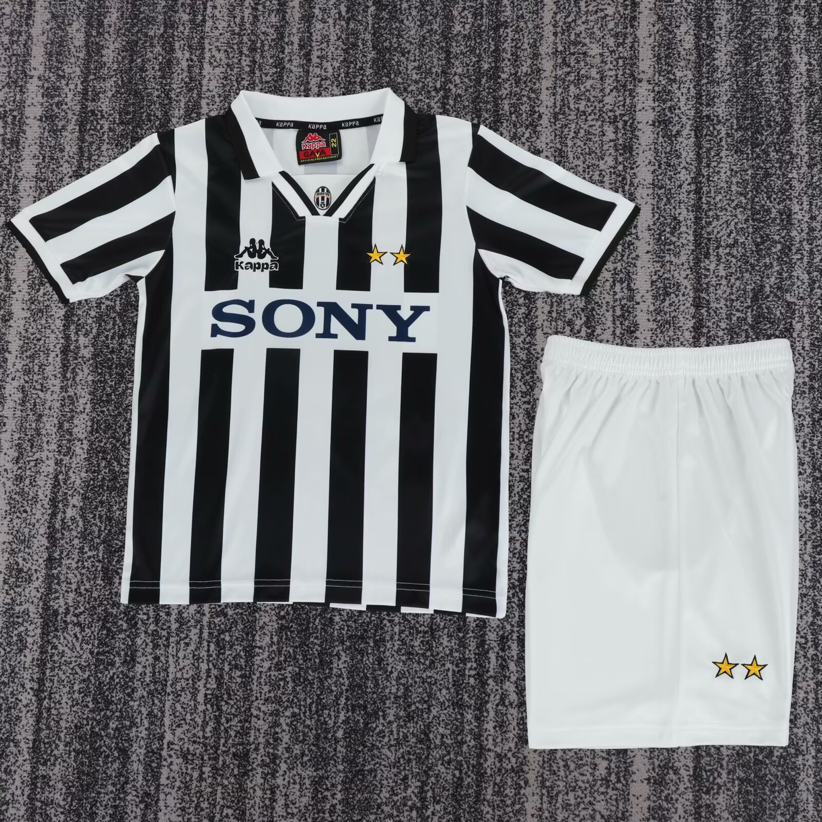 1995/1997 Retro Juventus Home Football Shirt Kids Size 1:1 Thai Quality