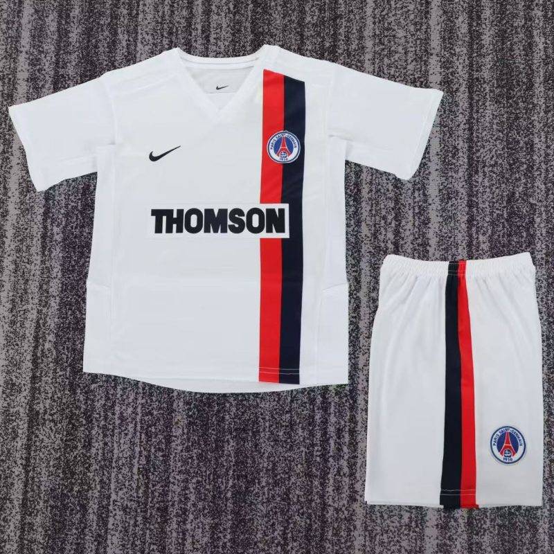 2002/03 Paris Saint-Germain Away Football Shirt Kids Size 1:1 Thai Quality
