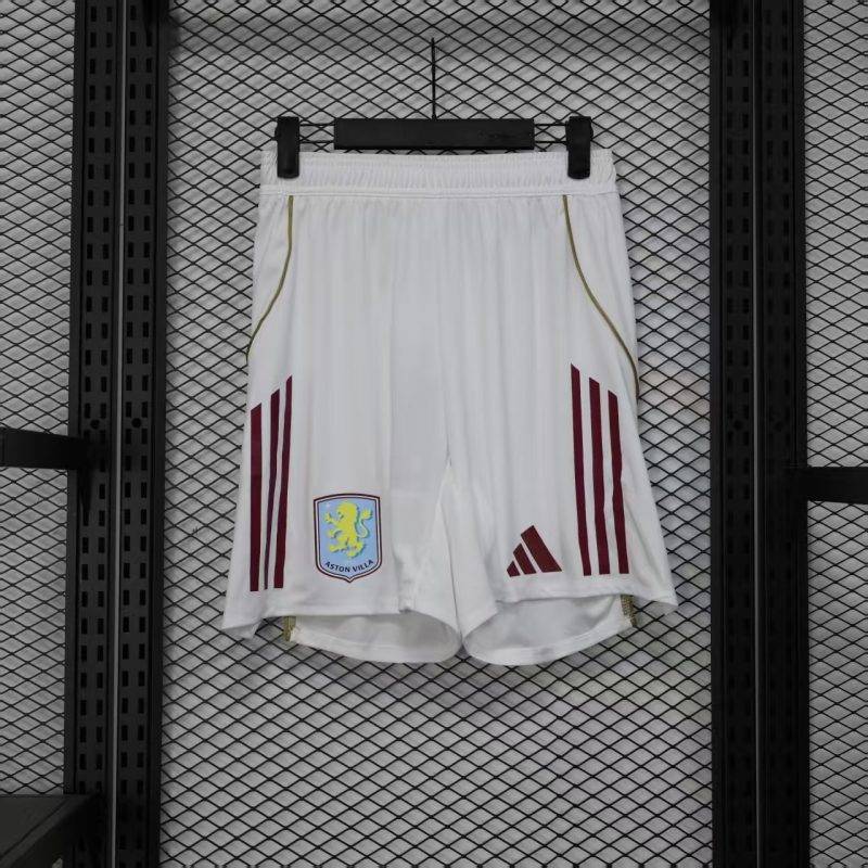 2025/2026 Player Version Aston Villa Home Shorts 1:1 Thai Quality