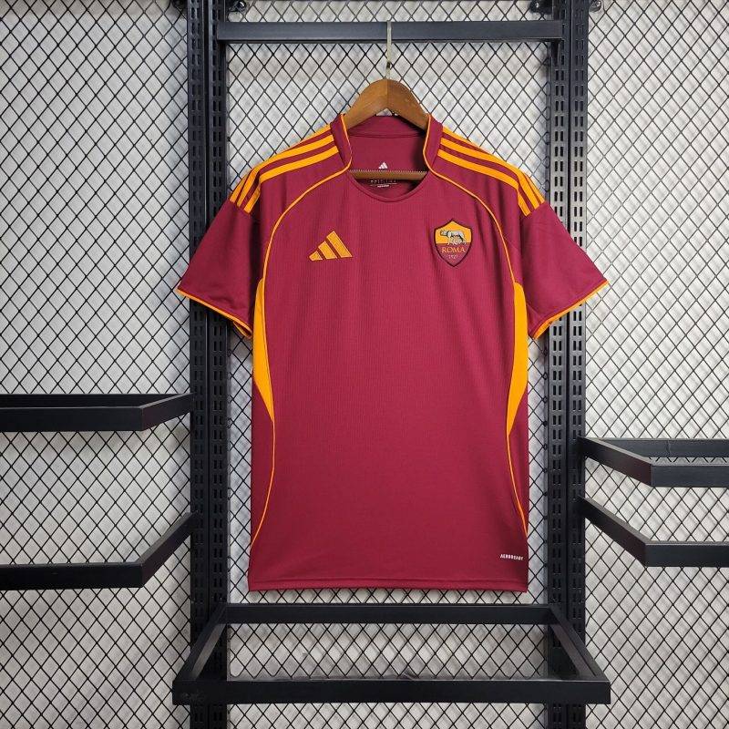 2025/2026 AS Roma Home Football Shirt 1:1 Thai Quality