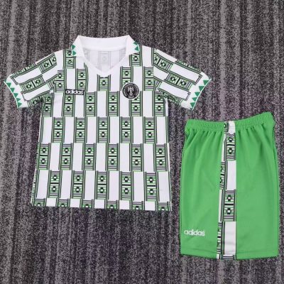1994 Nigeria Away Football Shirt Kids Size 1:1 Thai Quality