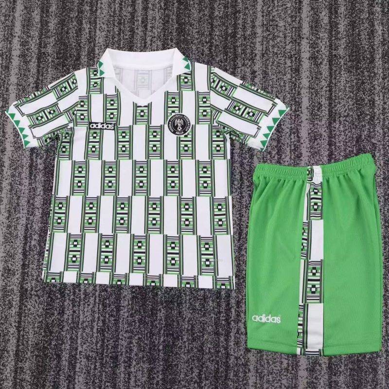 1994 Nigeria Away Football Shirt Kids Size 1:1 Thai Quality