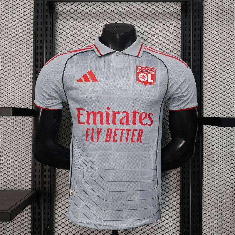 2025/2026 Player Version Lyon Third Away Football Shirt 1:1 Thai Quality
