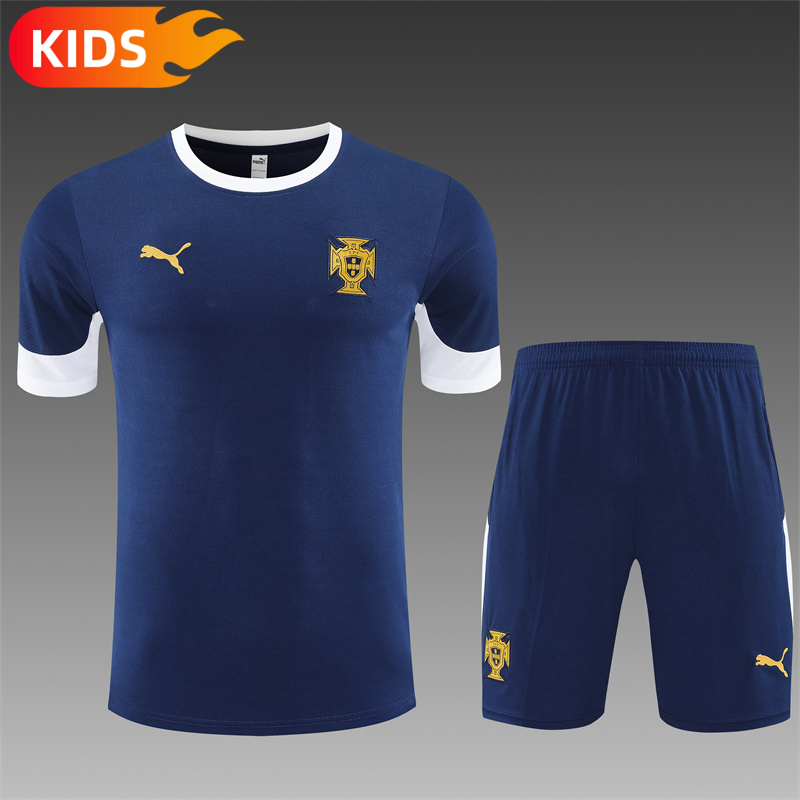 ba51a5a4b2c58713637536d7caee7abe 2025/2026 Portugal Training Wear Set Shirt Kids Size 1:1 Thai Quality