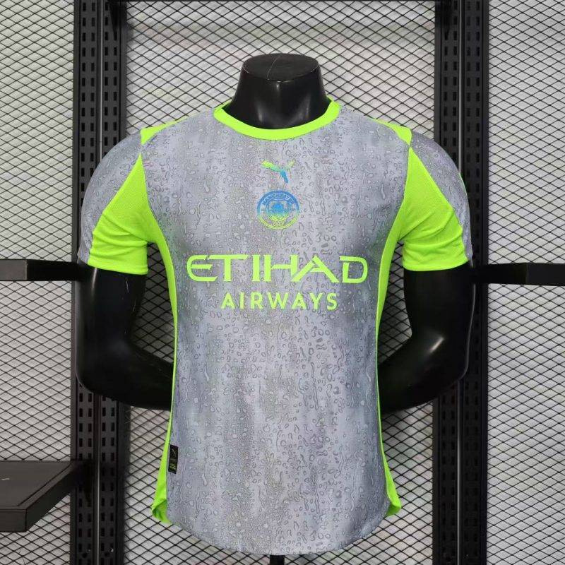 bb0631b247f1b8151e120efd467a38d6 2025/2026 Player Version Manchester City Third Home Football Shirt 1:1 Thai Quality