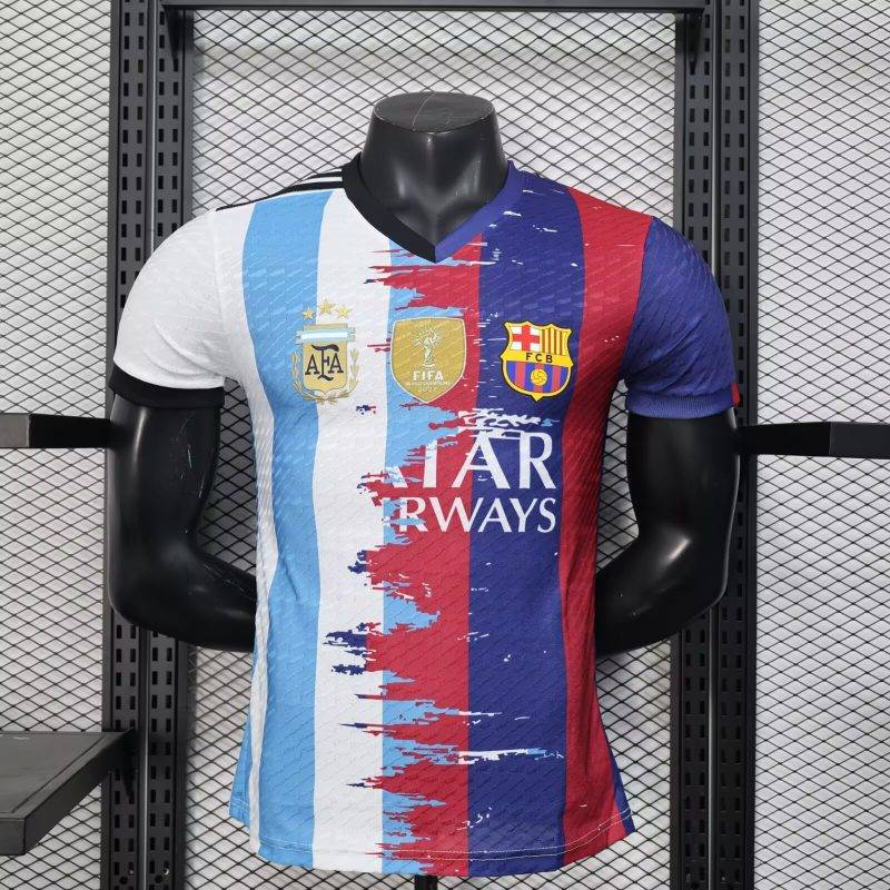 2025/2026 Player Version 10#Messi Barcelona/Argentina Special Edition Football Shirt 1:1 Thai Quality