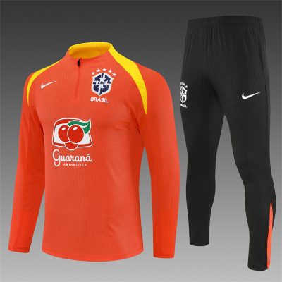 2025 Brazil Half-Pull Football Shirt 1:1 Thai Quality Set