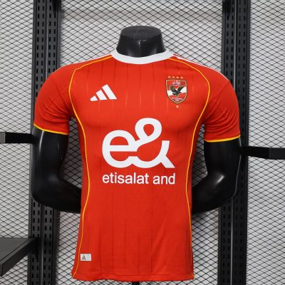 2025/2026 Player Version Al Ahly SC Home Football Shirt 1:1 Thai Quality