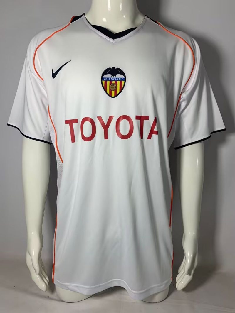 2004/2005 Valencia Home Football Shirt 1:1 Thai Quality