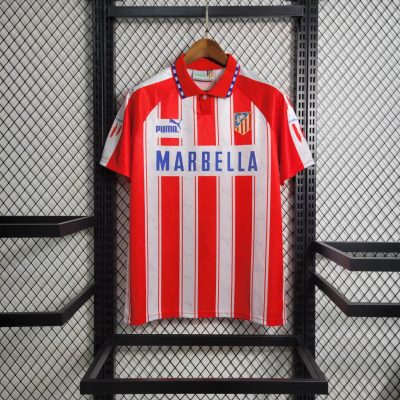 1994/1995 Retro Atletico Madrid Home Football Shirt 1:1 Thai Quality