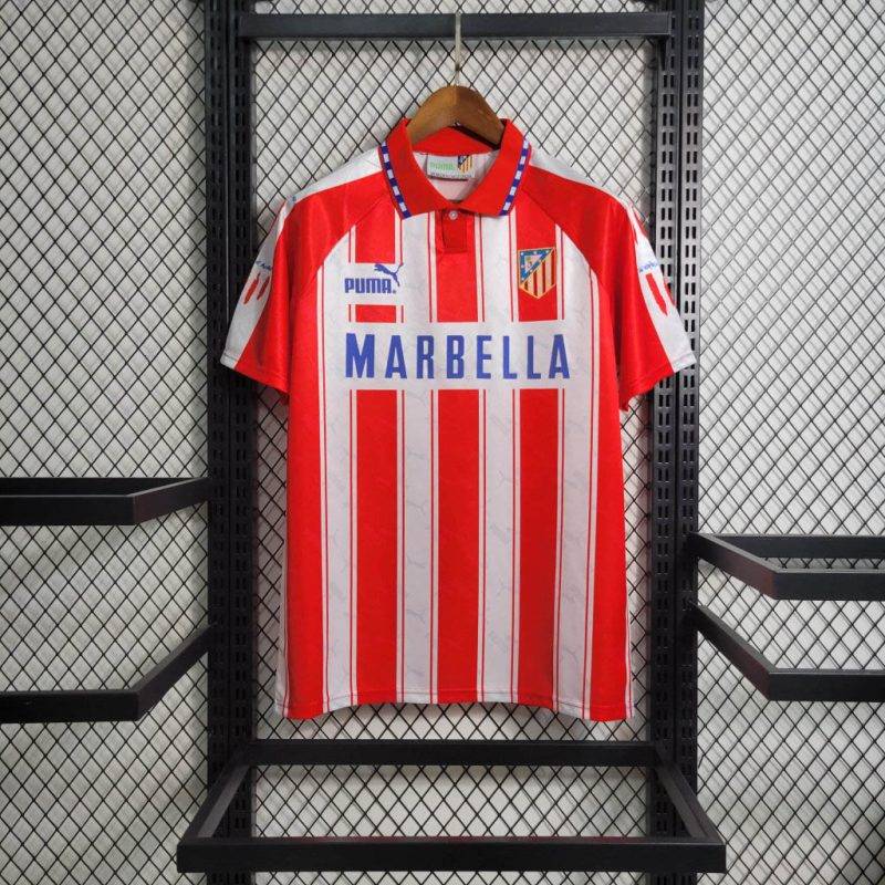 1994/1995 Retro Atletico Madrid Home Football Shirt 1:1 Thai Quality