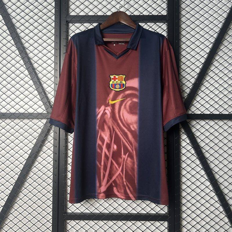d64132f3dbbcd197042110e0b3325710 2000/2001 Barcelona Co-branded version Football Shirt 1:1 Thai Quality