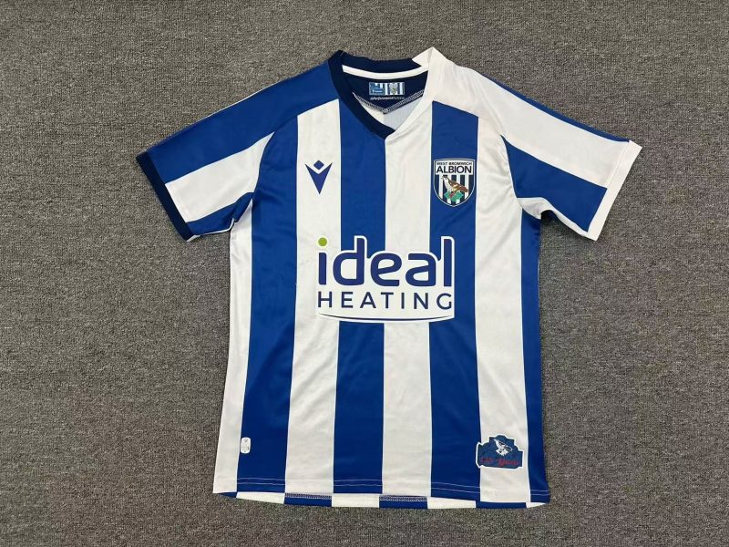 d6d9e9e2ee3bed1da50226abe65ab24f 2025/2026 West Bromwich Albion Home Football Shirt 1:1 Thai Quality