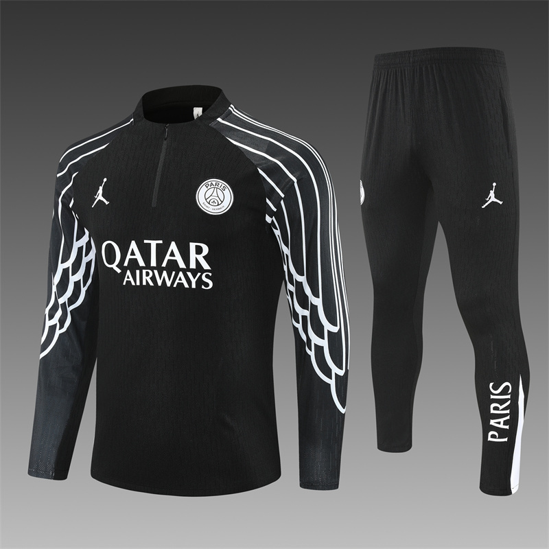 d77477121d9369248319b96a76fd7636 2025/2026 Paris Saint-Germain Half-Pull Training Suit Football Shirt 1:1 Thai Quality Set