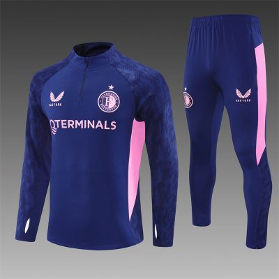25/26 Feyenoord Half-Pull Training Suit Football 1:1 Thai Quality Set