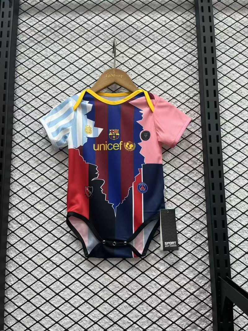 dc226b0eed459b0bd74a69261cffa48a 2025/2026 Barcelona MESSI #10 Football Shirt Baby Size 1:1 Thai Quality