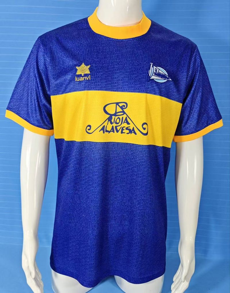 dc42dcddfbaff59ae83929e3576ba6a6 2000/2001 Aravis UCL Finals Football Shirt 1:1 Thai Quality
