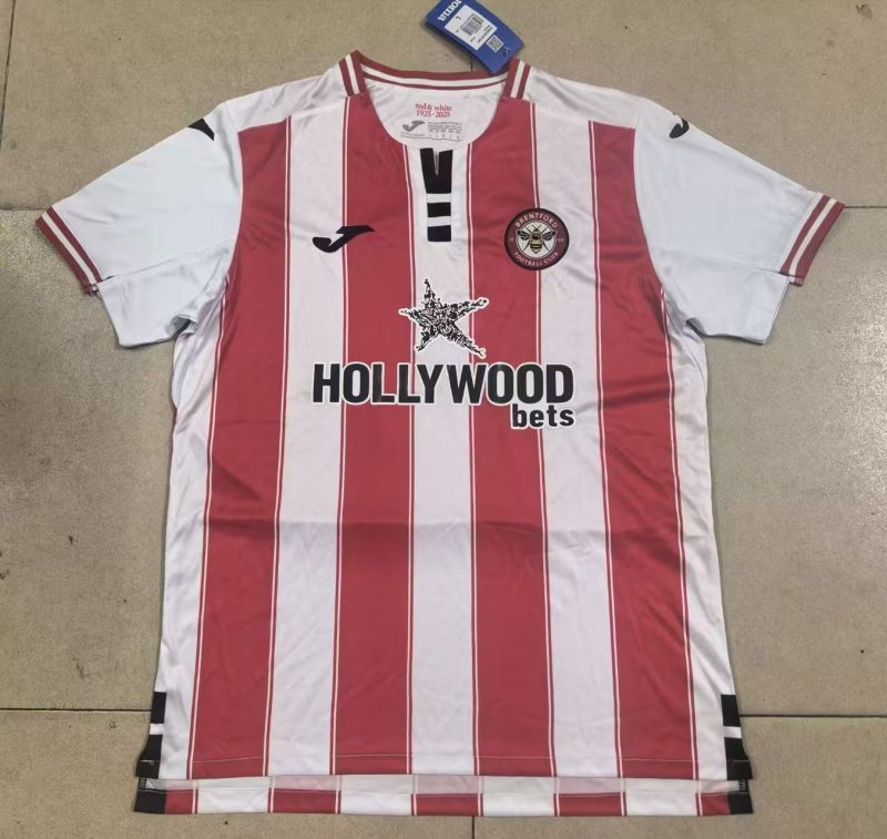 dccd931c2aa864340af1b2aed50955d6 2025/26 Brentford Home Football Shirt 1:1 Thai Quality