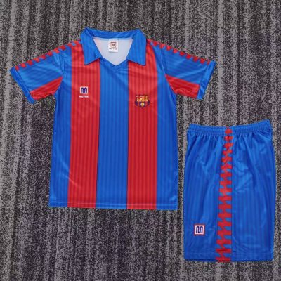 1989/92 Barcelona Home Football Shirt Kids Size 1:1 Thai Quality