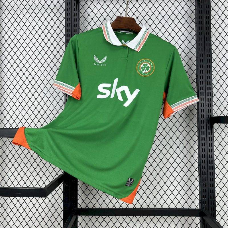 e0de52f9fdf60ff74f5ad83378e61544 2025 Ireland Home Football Shirt 1:1 Thai Quality