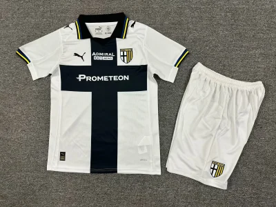 2025/2026 Parma Home Football Shirt Kids Size 1:1 Thai Quality