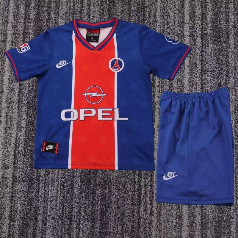 1995/96 Paris Saint-Germain Home  Football Shirt Kids Size 1:1 Thai Quality