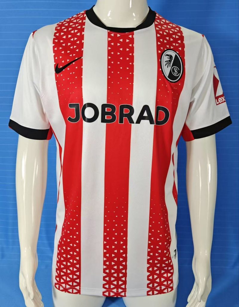 e9c05e1c3a6fee10428b77f7ad5cf098 2025/2026 SC Freiburg Home Football Shirt 1:1 Thai Quality