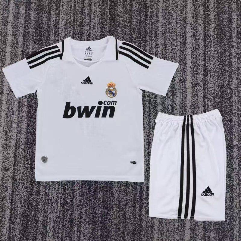 2008/09 Real Madrid Home Football Shirt Kids Size 1:1 Thai Quality