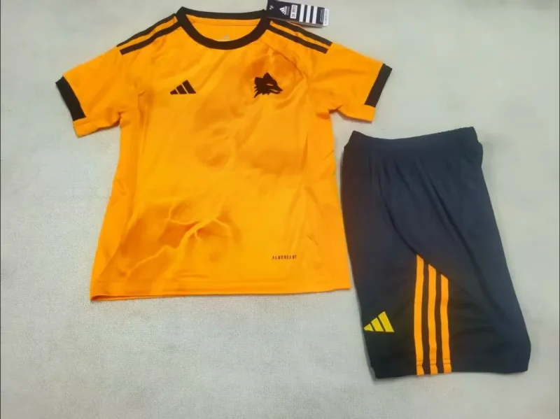eec58dba1bb3ad05a01c58a9768588dd 2025/2026 AS Roma Away Football Shirt Kids Size 1:1 Thai Quality
