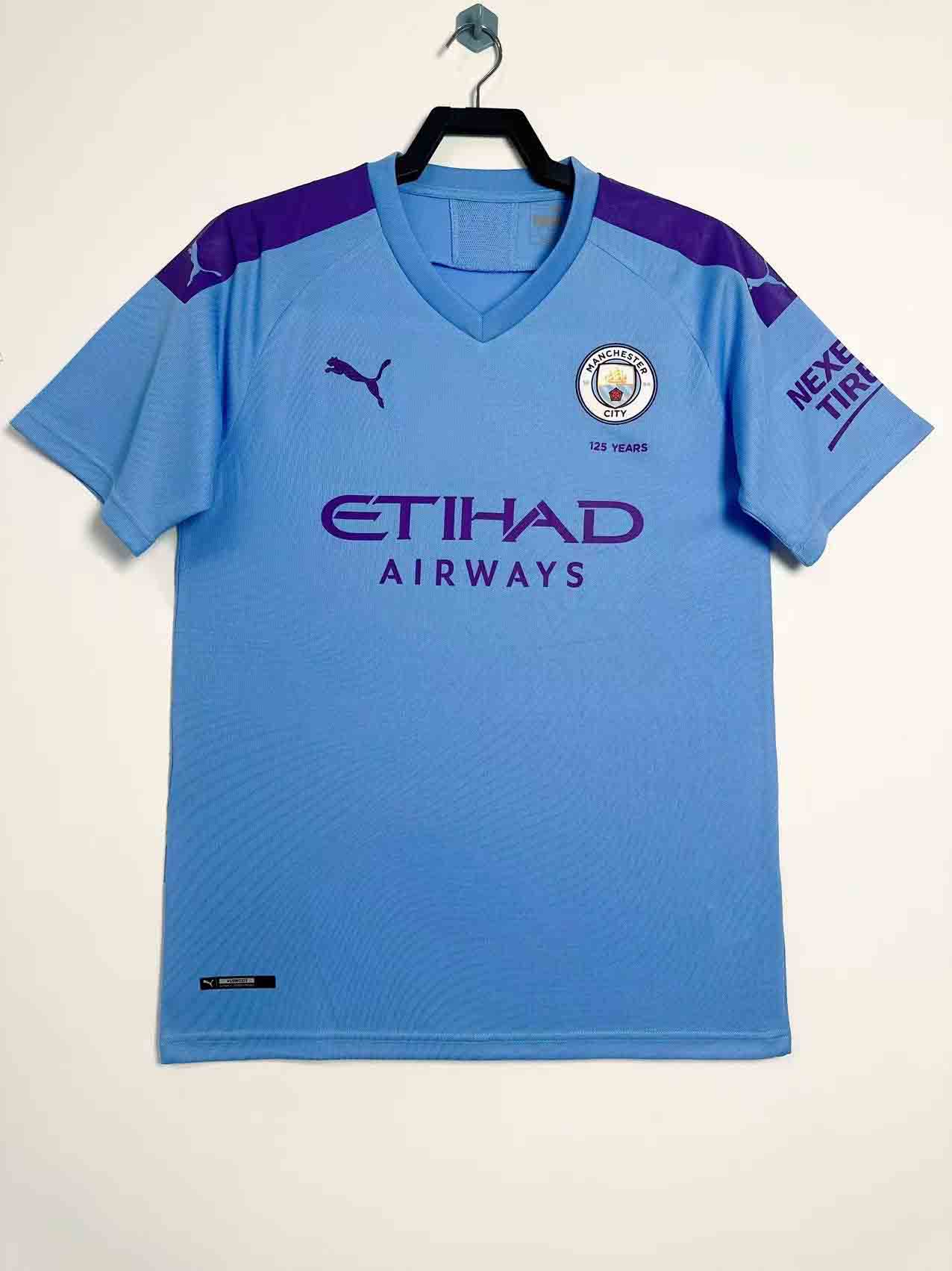 2019/2020 Retro Manchester City Home Football Shirt 1:1 Thai Quality
