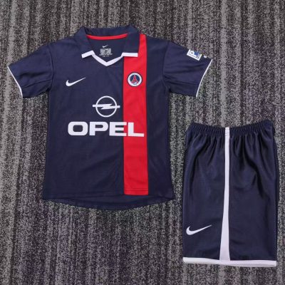2001/02 Paris Saint-Germain Home Football Shirt Kids Size 1:1 Thai Quality