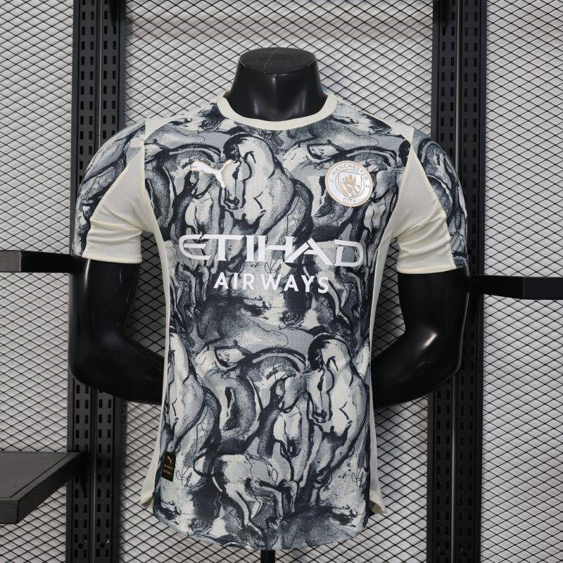 f1995c24b2c3572b5392adf129dc0957 2025/2026 Player Version Manchester City New Year Edition Football Shirt 1:1 Thai Quality