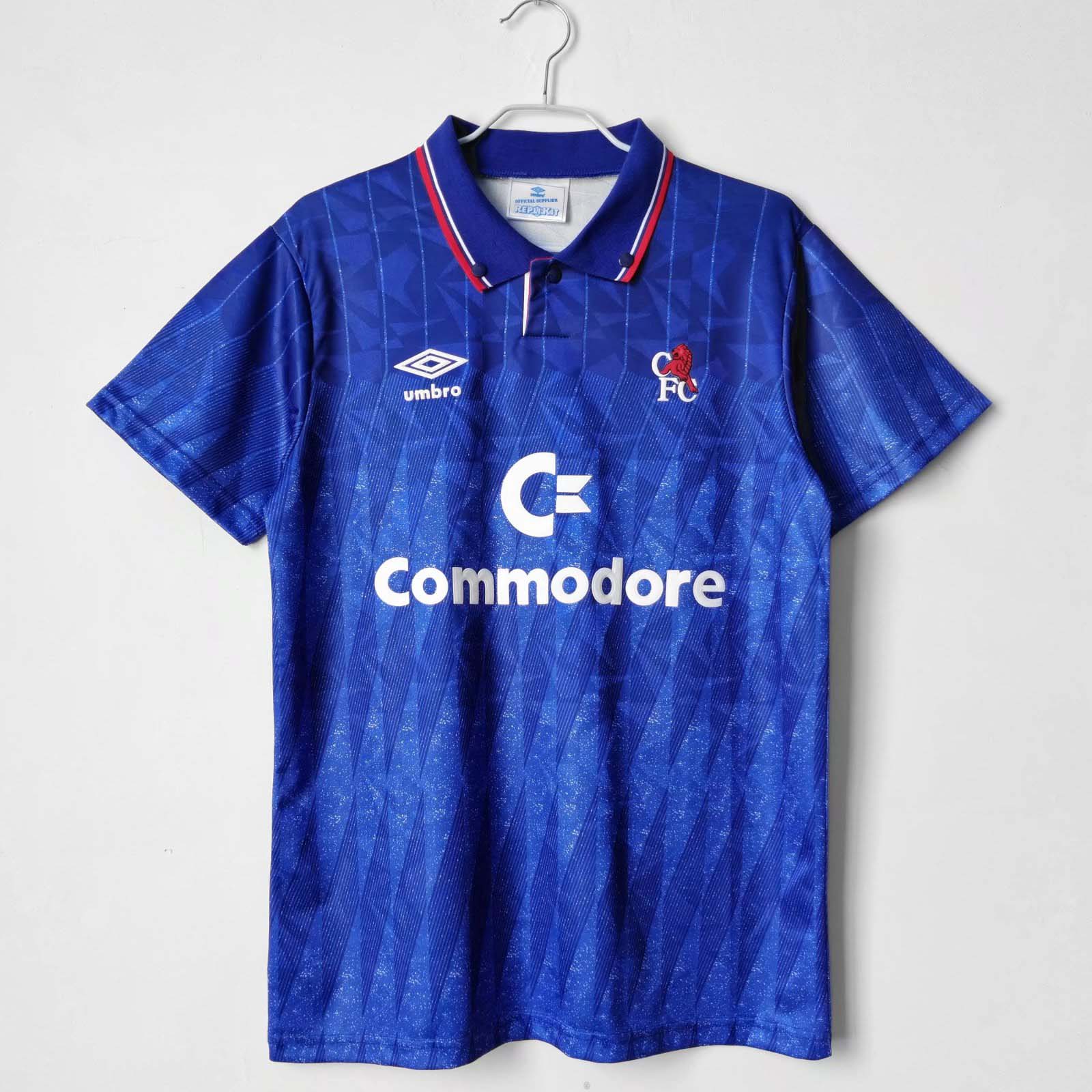 1989/1991 Retro Chelsea Home Football Shirt 1:1 Thai Quality