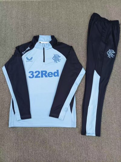 2025/2026 Rangers Half-Pull Training Suit Football Shirt Kids Size