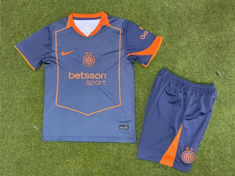 2025/2026 Inter Milan Third Away Football Shirt Kids Size 1:1 Thai Quality