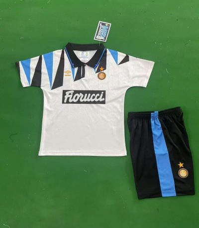 1992/93 Inter Milan Away Football Shirt Kids Size 1:1 Thai Quality