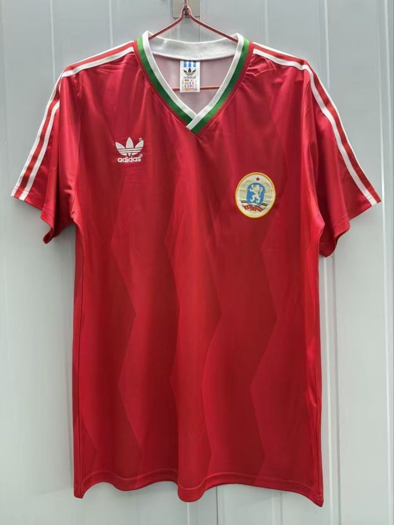 fdc2070a7da27e770de2d863253612ff 1986 Bulgaria Away Football Shirt 1:1 Thai Quality