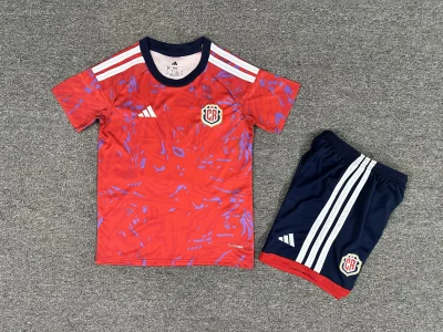 2026 Costa Rica Home Football Shirt Kids Size 1:1 Thai Quality