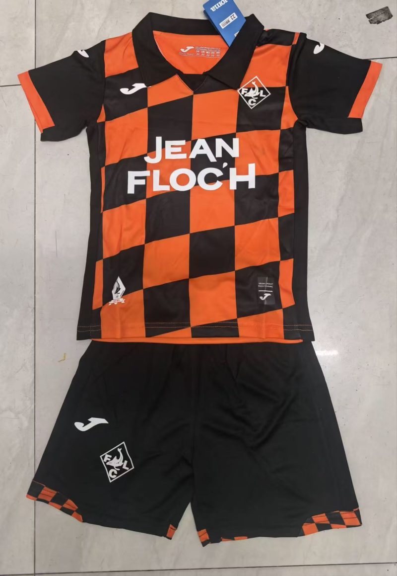 2025/2026 FC Lorient Home Football Shirt Kids Size 1:1 Thai Quality