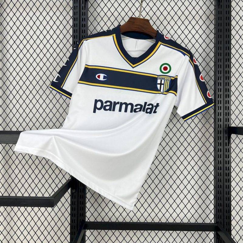 05a1eca331c8a4b6609efda894e193a5 2002/2003 Retro Parma Away Football Shirt 1:1 Thai Quality
